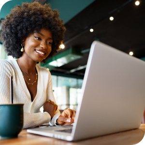 Business expert beautiful afro american woman